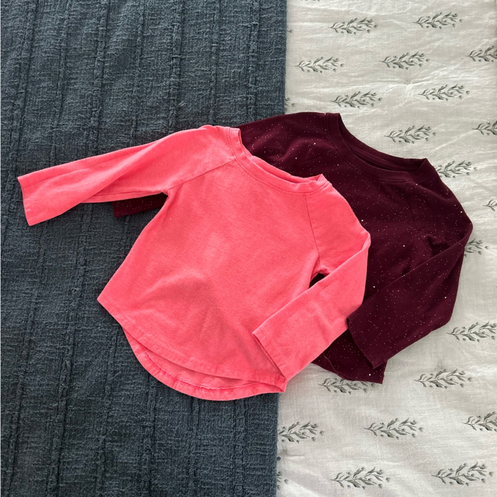 Cat & Jack Long-Sleeved Tees - 2T